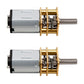 Hxchen 2Pcs Dc 12V 500Rpm Micro Speed Reduction Motor Mini Gear Box N20 Motor With 2 Terminals For Rc Car Robot Model Diy Engine