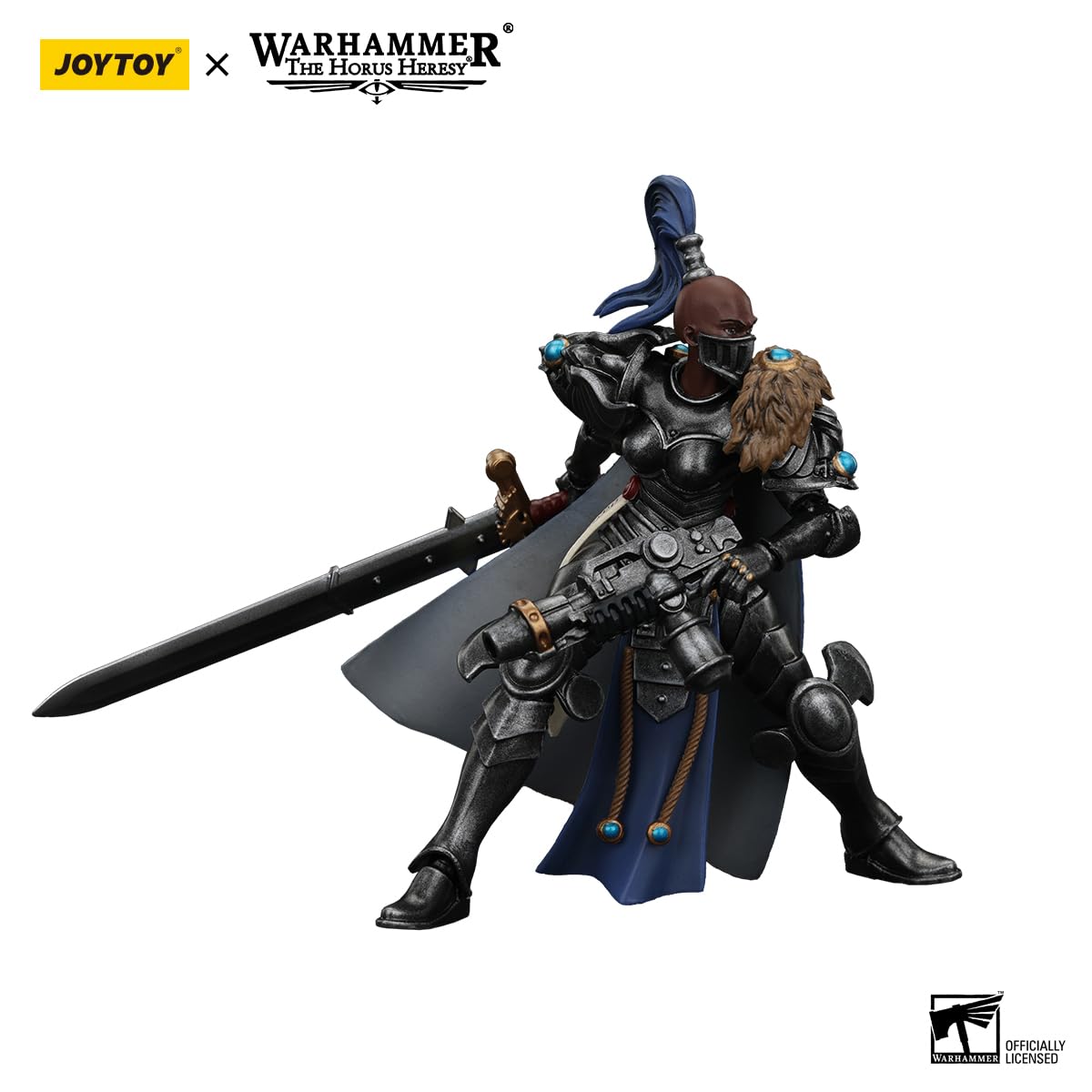 JoyToy Warhammer Horus Heresy Sisters of Silence Argent Lynx Vigilator Cadre Vigilator 2, 1:18 Scale 4.17in Action Figure Mecha