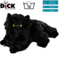 Cat, Persian Black, 12 Inches, 30Cm, Plush Toy, Soft Toy, Stuffed Animal 3474