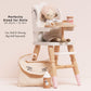Le Toy Van - Educational Wooden Toy Role Play Beautiful Doll High Chair | Girls Pretend Play Toy Pram Playset - for Ages 3+ (TV6