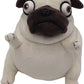 CWZY Pug Plush Toy - 16" Funny Stuffed Animal, Cotton Material, Cute Design for Kids & Adults - Perfect Gift for Valentine's & Birthdays