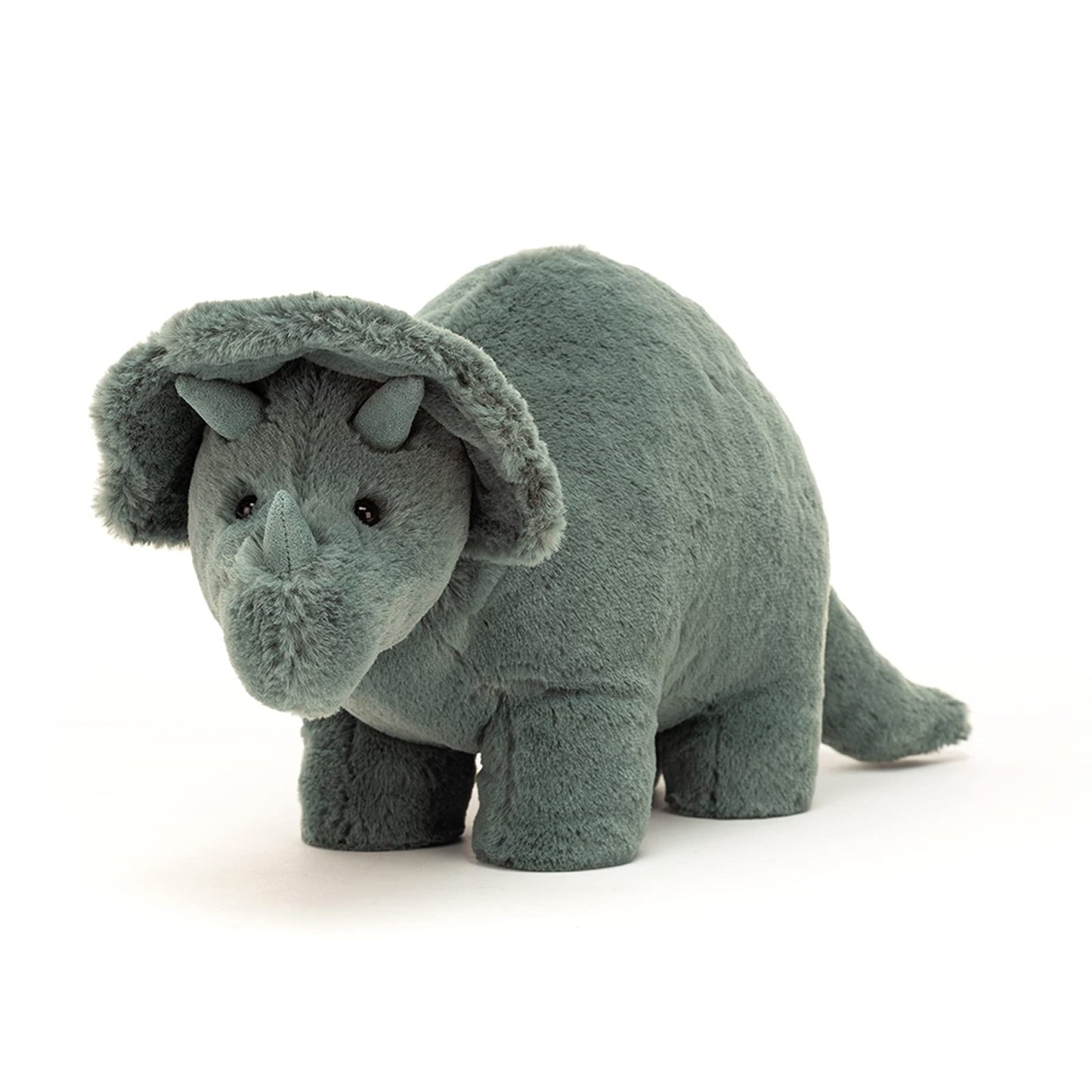 Jellycat Fossilly Triceratops Dinosaur Stuffed Animal