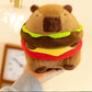 Wgxzyq Capybara Plushie Stuffed Animal Toy, Stuffed Capybara Plush Toy, Birthday Xmas Gift For Kids (Hamburger)