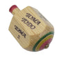 La Mexicana Pirinola Toma Todo Small Wooden Toy - Model mp-50409-87420, Natural Wood Color