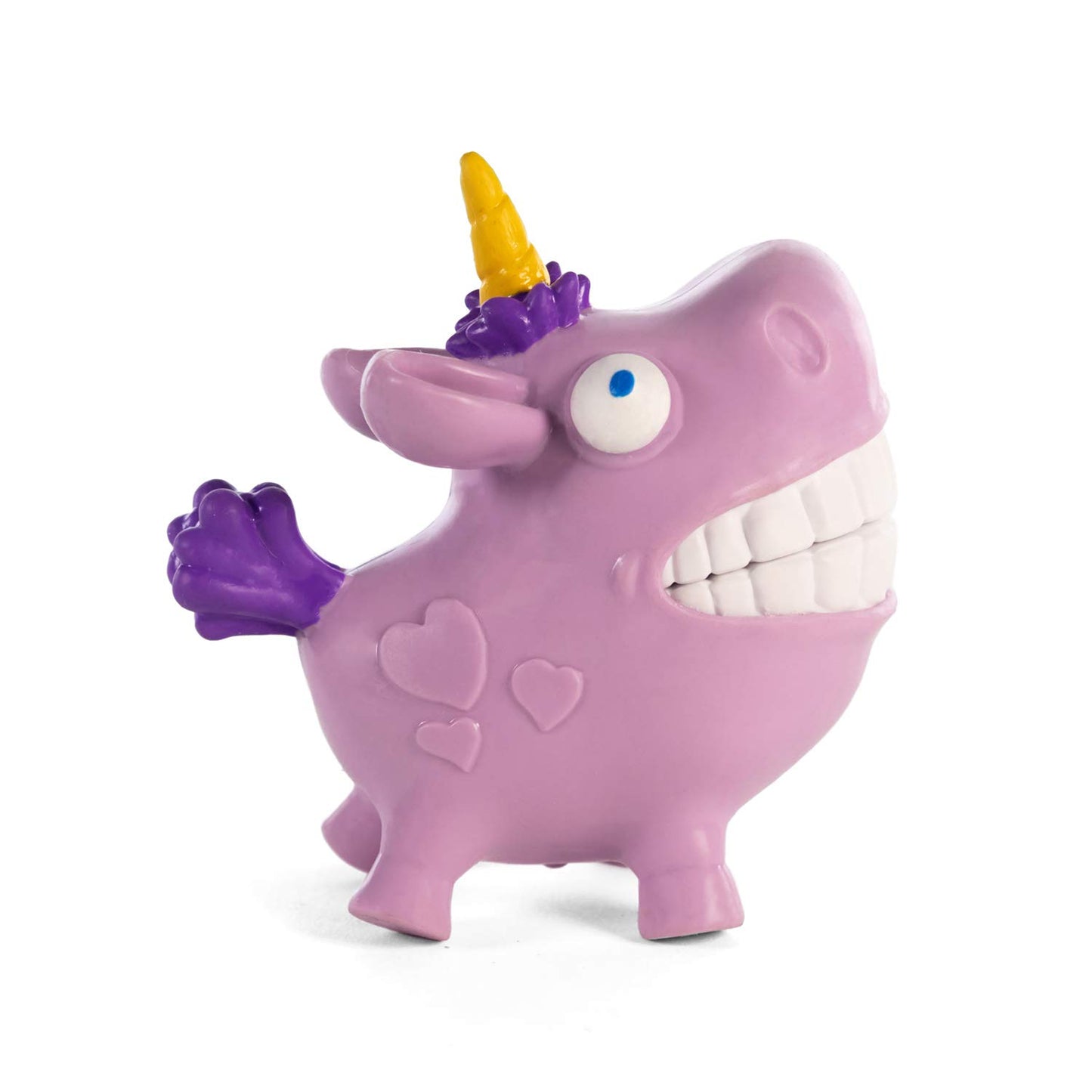 Hog Wild Scream-O Unicorn Toy - Hilarious Squeezing Cheeks Sound - Small - Plastic - Age 4+ - Colorful Unicorn Design