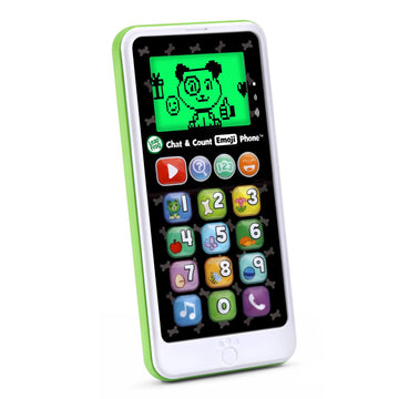 Leapfrog Chat And Count Emoji Phone, Green