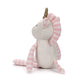 Fluffyfun Organic Baby Toys Pink Unicorn Stuffed Animal 7.1'