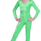 Girl'S Unitard Lime Velvet Lrg