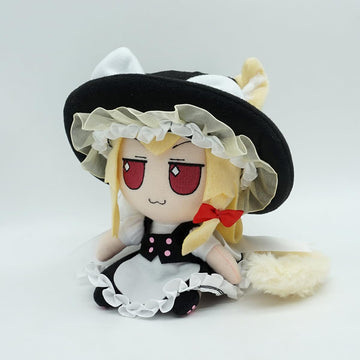 Manmanzhai Fumo Lovely Plush In Stock Touhou Project Marisa(Kitty Ver.) Stuffed Doll Figure Toy X1 Kawaii Gift (Diamond-Shaped P