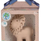 Tikiri My First Safari Lion Natural Rubber Rattle (Brown)