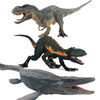 Eoivsh 3Pcs Dinosaur Toys Set: Tyrannosaurus Raptor & Vastatosaurus Rex & Mosasaurus, Large Plastic Dinosaur Figures, Dinosaur Figurine Toys For Gift,Cake Topper,Party Favor