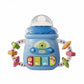 Enakshi Clear Dome Top BottleShaped Sensory Toy Movable Bead Rings Sensory Baby Toy Bottle Movement Skills Giant Baby Rattle Em