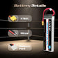 HRB 7.4V 5000mAh 50C XT60 Lipo Battery Compatible with RC Car RC Plane RC Truck RC Boat