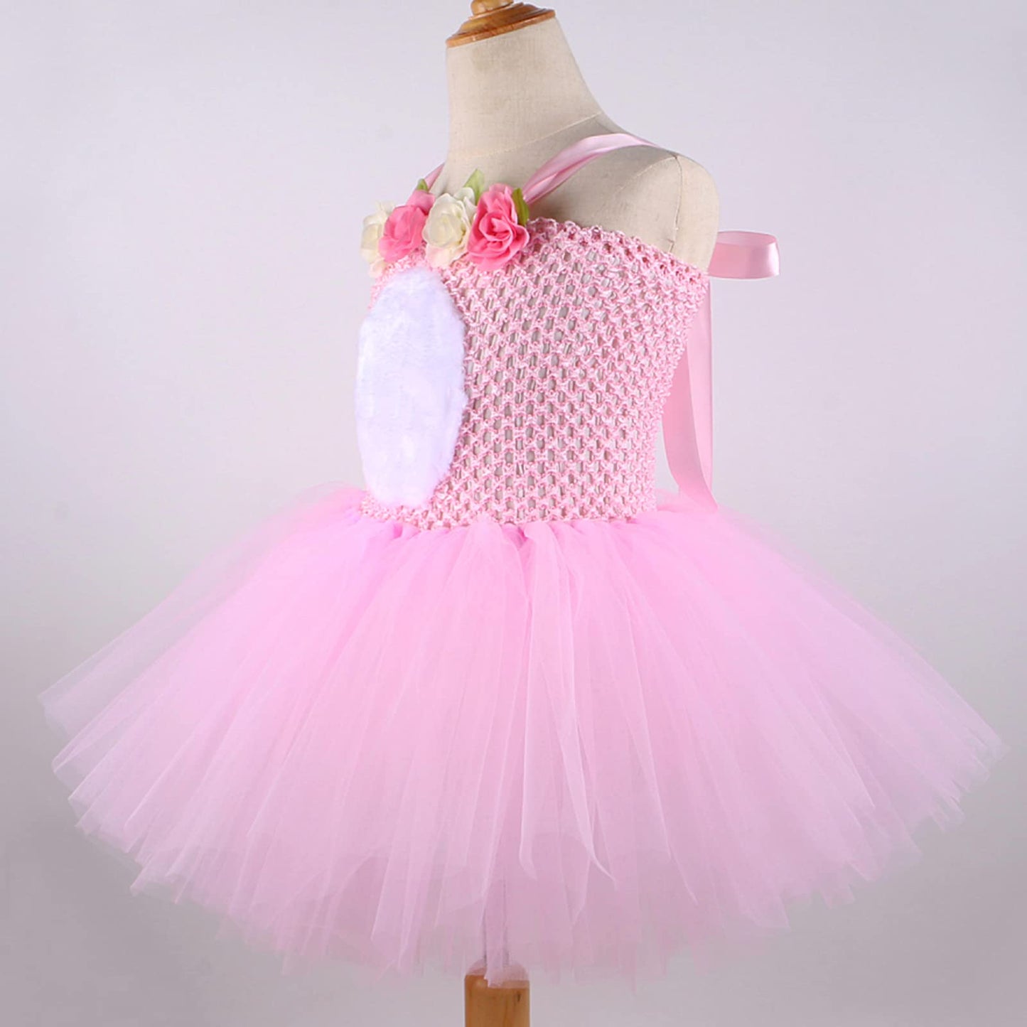 Rabiss Easter Kids Girls Bunny Costume Tutu Dress Up Clothes Set Rabbit Birthday Party Costume Pink