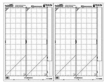Quiltsmart - Mondo Bag - Printed interfacing, to Make Extra Bags(inst not Included)