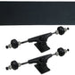 Havok Skateboard Trucks, Wheels, Bearings, Grip, Hardware Truck Package (Black, 5.0 (7.63))