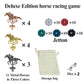 yquorp Metal Horse for Horse Racing Board Game,Gold  4, Rose Gold  4, Silver  3 Classic Style Collection Souvenirs (Gold  4+Rose