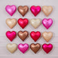 Red Heart Shaped Balloons Pack Of 12,18 Inch Hot Pink Love Valentine Balloons Pink Heart Romantic Balloons For Valentines Day Pr