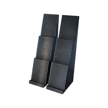 Graded Card Slab Stadium Tower Displays (2 Pack), Compatible With Psa, Beckett, Sgc And Cgc (Black, 2 Tier)