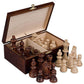 Wooden Storage Box / Case For Standard Size Chess Pieces - Chessmen Not Included