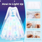 Meland Princess Dress Up For Girls - Light Up Princess Costume For Girls 3-10 Year Old, Gift For 3,4,5,6,7,8,9,10 Year Old(3-4 Years)