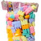 ClueSteps Puzzle Blocks Colorful Blocks for Children 110 Pieces
