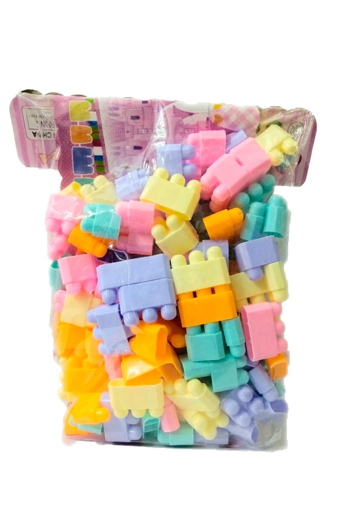 ClueSteps Puzzle Blocks Colorful Blocks for Children 110 Pieces