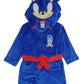 Sonic The Hedgehog Boys Costume Plush Fleece Robe, Sonic Blue, 45