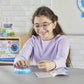 Learning Resources Hand2Mind Advanced NumberLine Teaching Clock Set of 6, Telling Time & Elapsed Time, Multicoloured, Plastic, Model 93410
