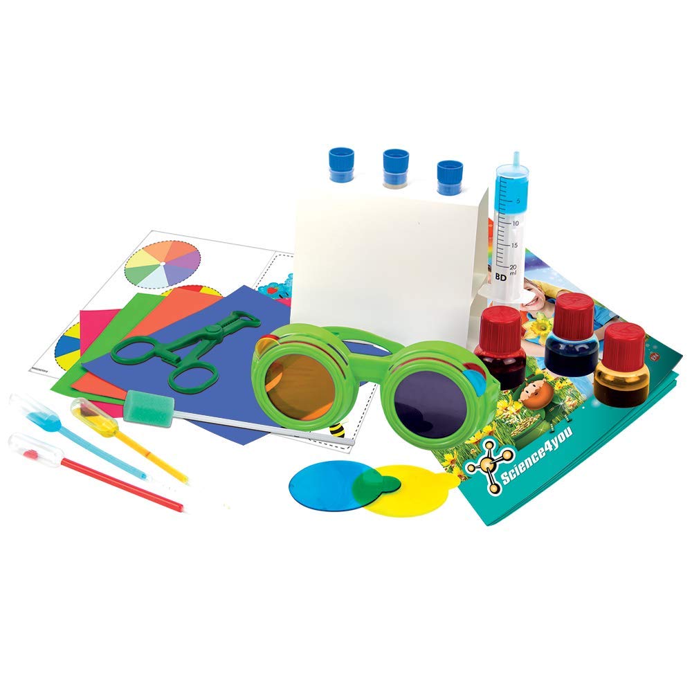 PlayMonster Science4you - Chasing Rainbows - 13 Experiments to Explore The World of Colors - Fun  Education Activity for Kids Ages 4+