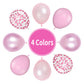 Pink Balloons, 55Pcs Pastel Pink Party Balloons 12 Inch Light Pink Balloons Pearl Pale Pink Latex Balloons Metallic Pink Balloon