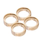 INJORA Brass Inner Rings Wheel Weights for TRX4M 1/18 RC Crawler Stock Tires Upgrade,29g/pcs