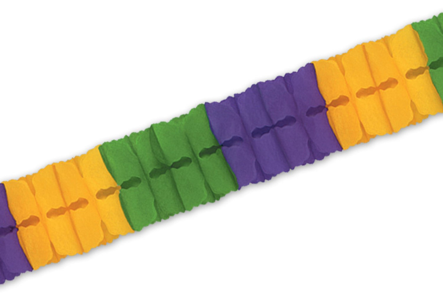 Pkgd Leaf Garland (golden-yellow, green, purple) Party Accessory (1 count) (1/Pkg)