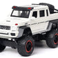 Adlon Car 6 Wheel Drive Metal Car Pull Back with Open Doors, Engine Cover, Tail with Front and Rear Light & Music Great Gift for