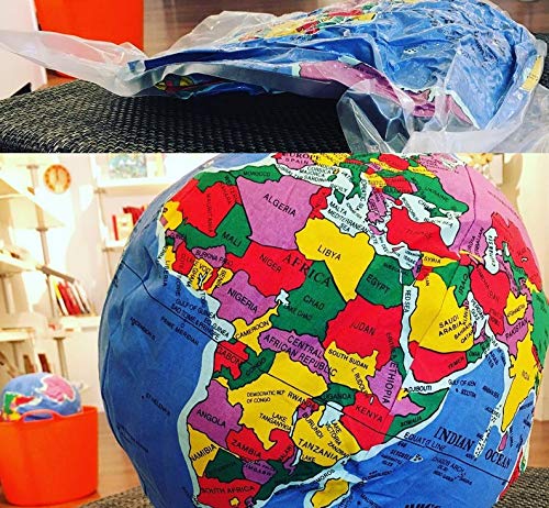 Classic Earth Hugg-A-Planet | The Original Soft & Huggable Planet Earth | 600 Places Labeled | Educational Toy For Kids 3+, Teens, Adults, Teachers, And Parents