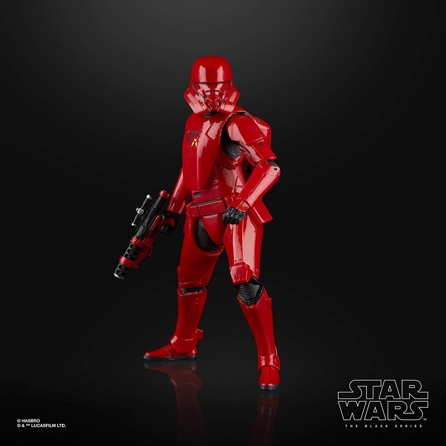 STAR WARS The Black Series Sith Jet Trooper Toy 6-inch Scale The Rise of Skywalker Collectible Action Figure  Kids Ages 4 and Up  Red