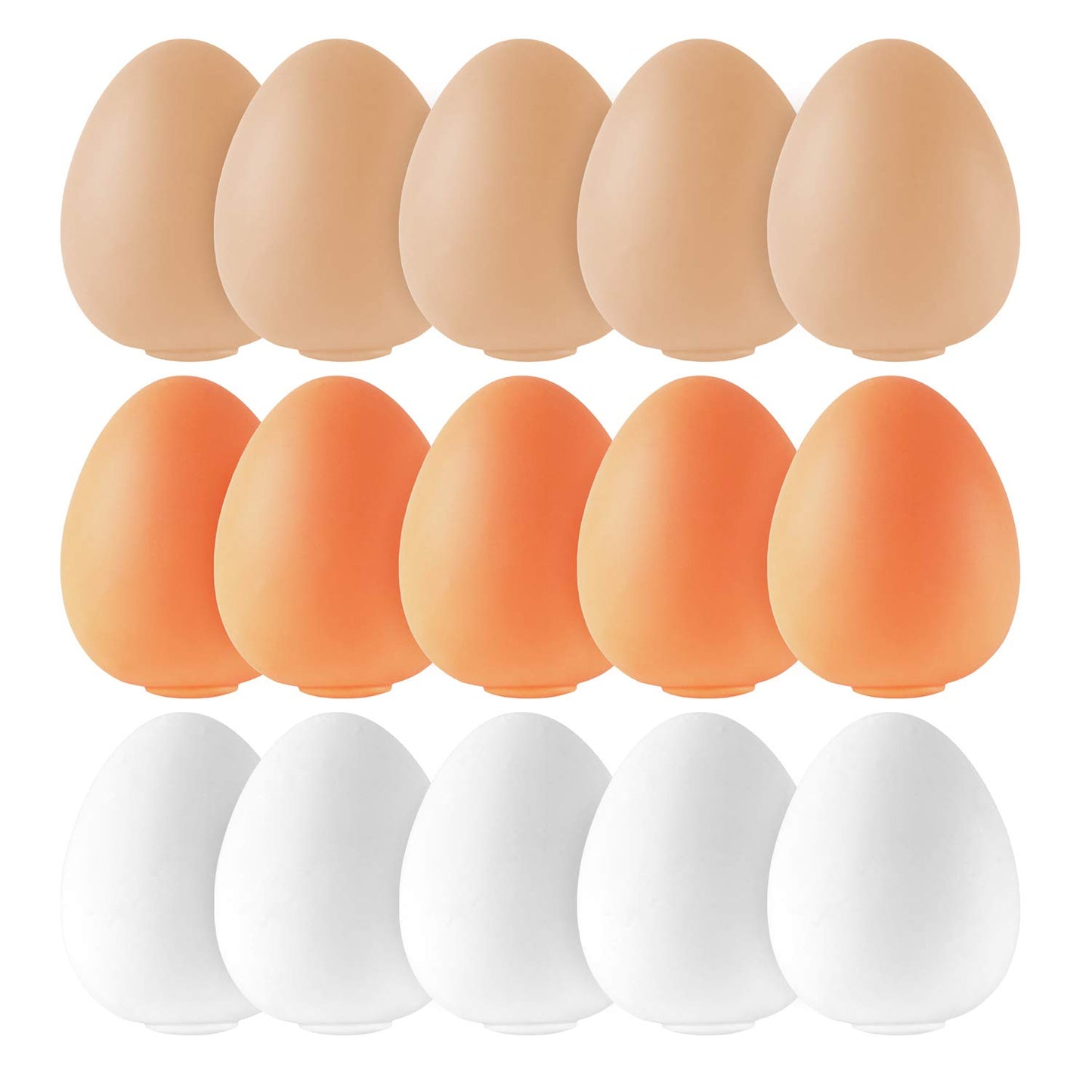 Super Z Outlet 2' Stress Relief Squeezing Eggs 15-Pack For Kids And Adults - Premium Anti-Stress Balls - Alleviate Tension, Anxiety And Improve Focus - Adhd Sensory Toys Gift Set