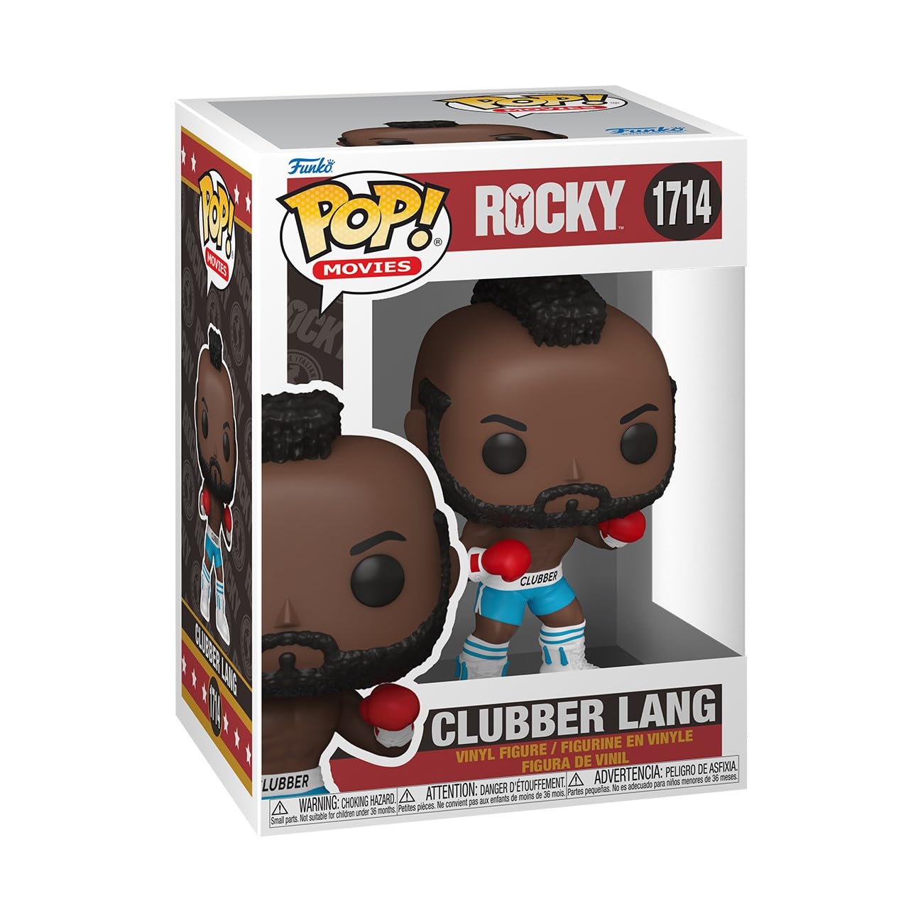 Funko Pop Rocky Clubber Lang Vinyl Figure 3.75" Multicolor Collectible Model 83547 - Official Merchandise for Kids & Adults