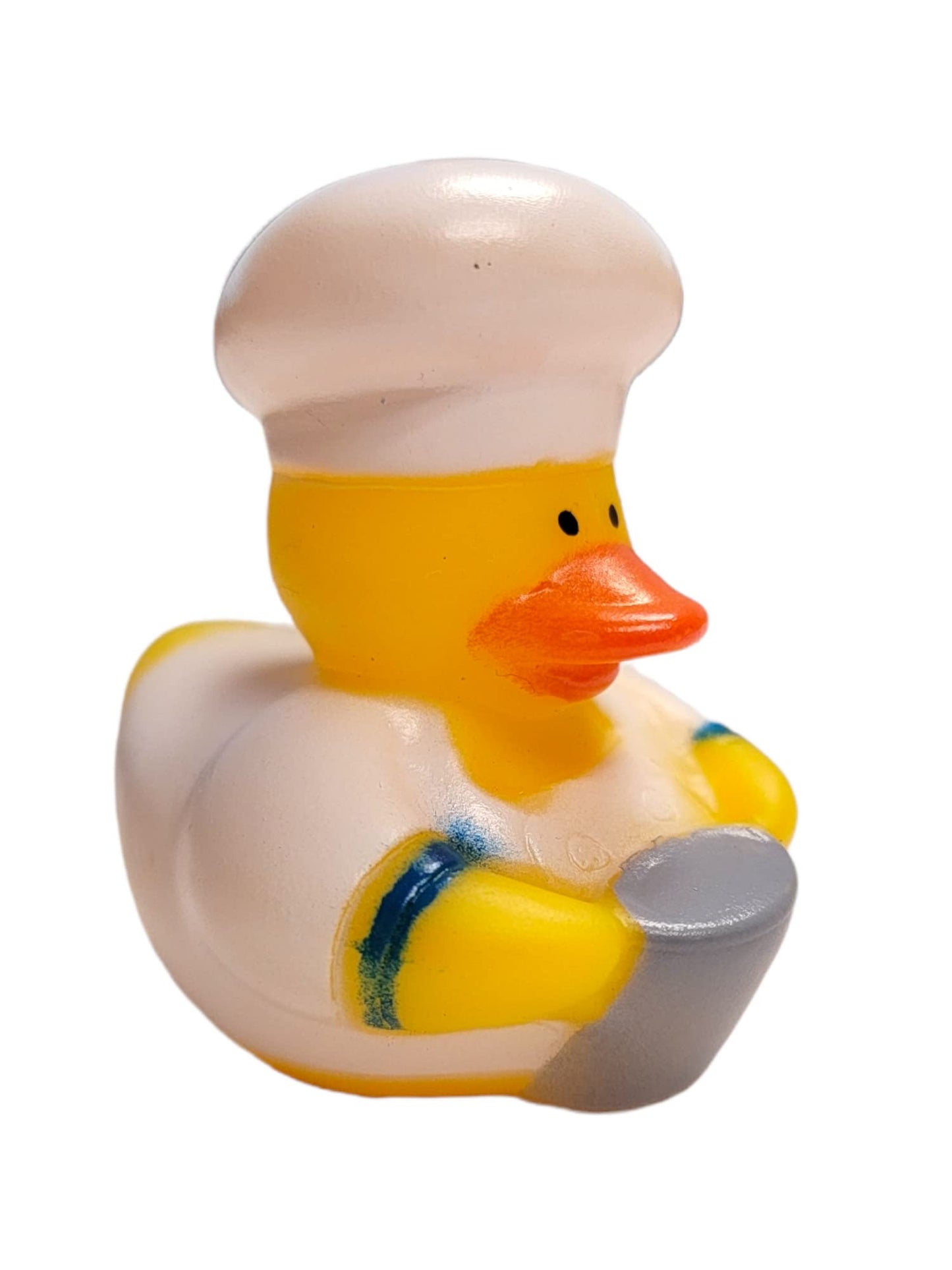 American Wit Rubber Ducks (2') Standard Size. (12 Pack) Cute Duck Bath Tub Pool Toys. (Chef Rubber Ducks)
