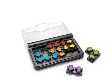Smartgames Iq Arrows - A Skill-Building Travel Game W/Portable Case Featuring 120 Challenges For Ages 7 - Adult