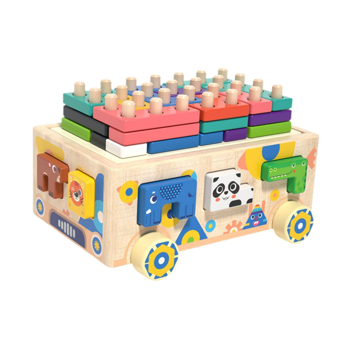Enakshi Shape Sorting Toys Wood Montessori Puzzle Set For 1Year Old Toddlers Present|Toys & Hobbies|Preschool Toys & Pretend Pla