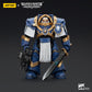 JOYTOY Warhammer Horus Heresy Ultramarines Cataphractii Terminator Squad 5.35in Sergeant with Power decorative replica blade 1:18 Scale Action Figure Mecha Joy Toy Collection Model