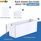 Leyzan Card Storage Box For Toploader, 12  600 Count Cardboard Trading Card Organizer Box With Dividers For Sports Tcg Mtg, Whit