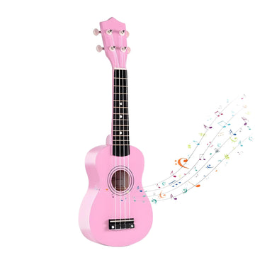 Kids Guitar Acoustic, Jakeloo 21 Inch Wooden Acoustic Guitar For Toddler Guitar Toy Childrens Guitar Musical Toy Instruments Ide