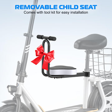 Caroma Peak 560W Electric Scooter With Seat, Electric Scooter Adults With 12'' Shock-Absorbing Tires, 188Wh Battery Up To 12 Mil