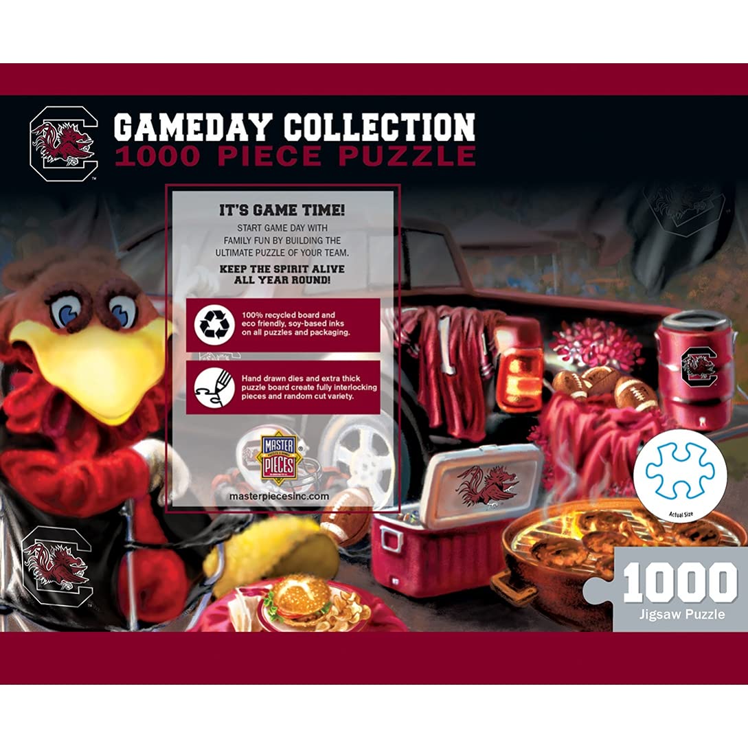 Masterpieces 1000 Piece Jigsaw Puzzle for mature-themeds - NCAA South Carolina Gamecocks Gameday - 19.25x26.75