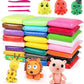 Toysfast Toys Multi Colour 36 Pcs Air Dry Bouncing Toys Air Dry Art Toys Clay Toys(A180)