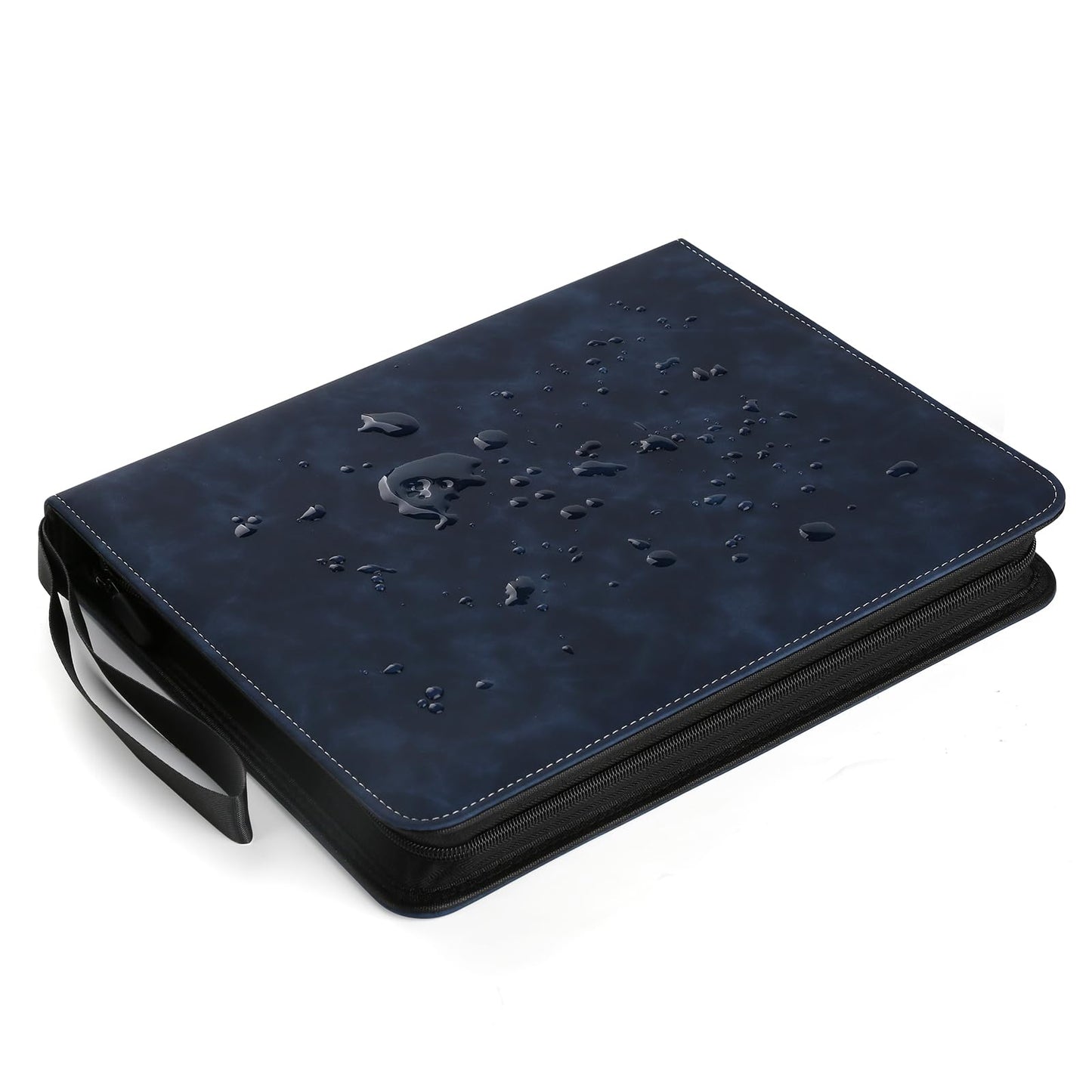 GERMUN 720 Card Binder  enhanced Trading Card Binder  9 Pocket Double Sided Pocket PU Card Collection Binder  Collector Card Album  Card Folder for MTG  TCG  Sports Cards  Game Cards (Dark Blue)