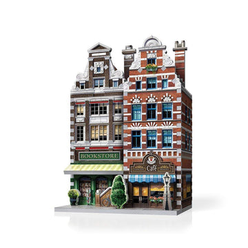 Wrebbit 3D Urbania Collection Café 3D Jigsaw Puzzle (285 Pieces) (W3D-0503)