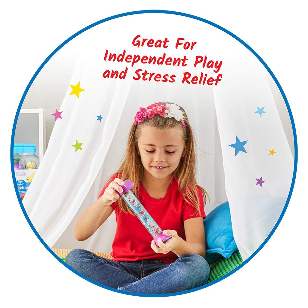 Hand2Mind Sensory Fidget Tubes, Calming Toys For Kids, Occupational Therapy Toys, Play Therapy, Stress Relief Toy, Comfort Items